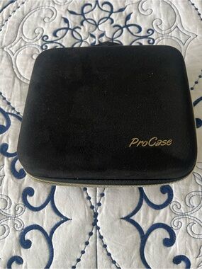 ProCase Black Zippered Travel Case